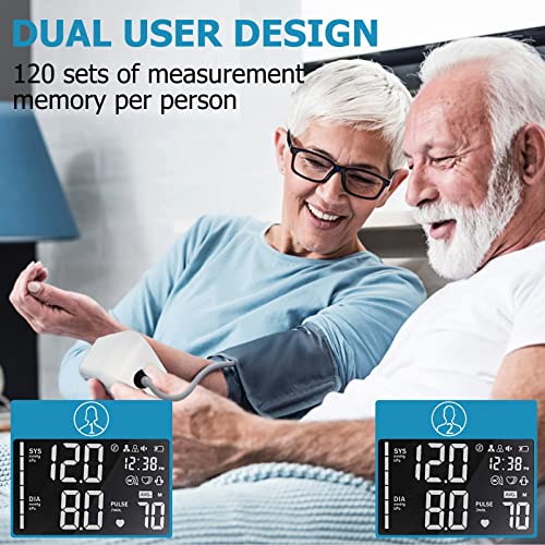 Blood Pressure Monitor - Automatic Upper Arm BP Machine, Accurate Adjustable ...