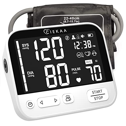 Blood Pressure Monitor - Automatic Upper Arm BP Machine, Accurate Adjustable ...