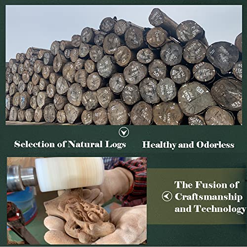 Wooden Massage Comb, Natural Red Sandalwood Wide Tooth Scraping Scalp Wood Ha...