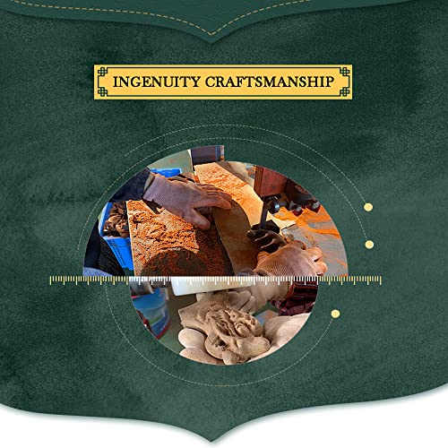 Wooden Massage Comb, Natural Red Sandalwood Wide Tooth Scraping Scalp Wood Ha...