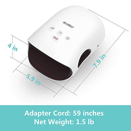 CINCOM Rechargeable Hand Massager with Heat for Women, Cordless Electric Mass...