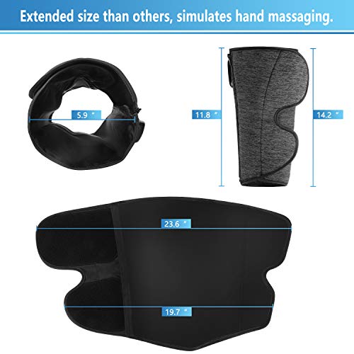 CINCOM Rechargeable Leg Massager for Circulation, Wireless Air Leg Compressio...