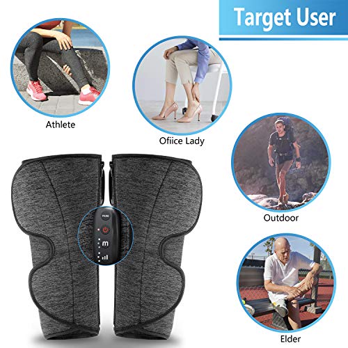 CINCOM Rechargeable Leg Massager for Circulation, Wireless Air Leg Compressio...