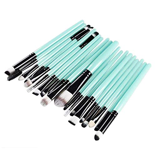 CINIDY 20 pcs Makeup Brush Set tools Make-up Toiletry Kit Wool Make Up Brush ...