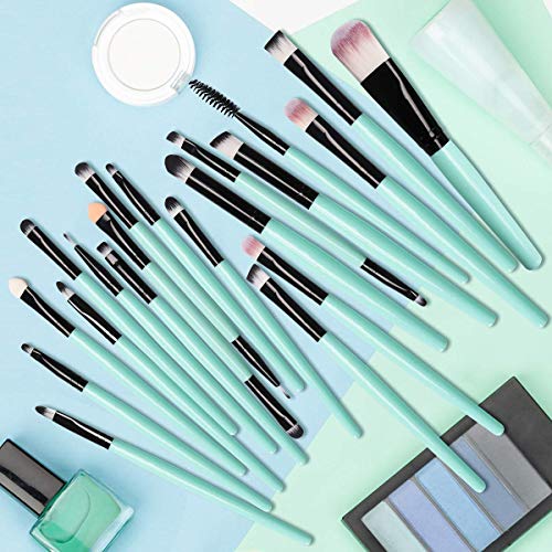 CINIDY 20 pcs Makeup Brush Set tools Make-up Toiletry Kit Wool Make Up Brush ...