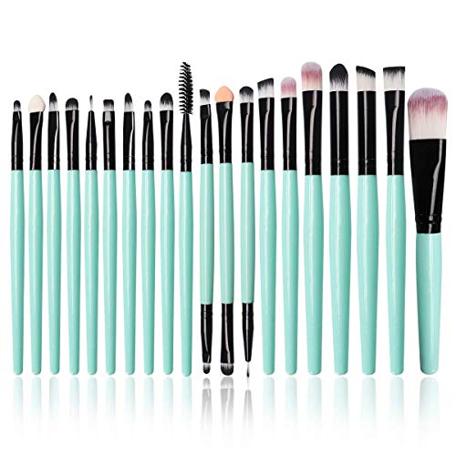 CINIDY 20 pcs Makeup Brush Set tools Make-up Toiletry Kit Wool Make Up Brush ...