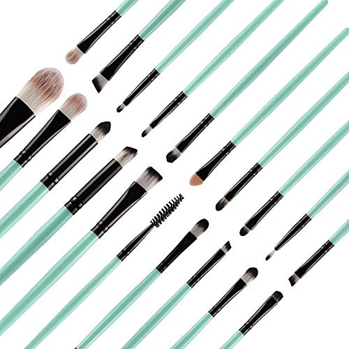 CINIDY 20 pcs Makeup Brush Set tools Make-up Toiletry Kit Wool Make Up Brush ...