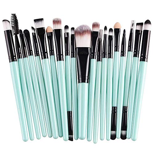 CINIDY 20 pcs Makeup Brush Set tools Make-up Toiletry Kit Wool Make Up Brush ...