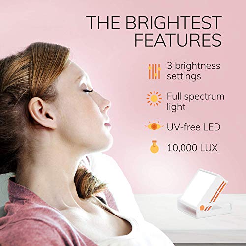 Circadian Optics Light Therapy Lamp - UV-Free LED Happy Mood Lamps with 10,00...