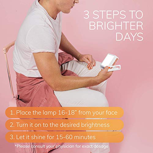 Circadian Optics Light Therapy Lamp - UV-Free LED Happy Mood Lamps with 10,00...
