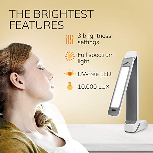 Circadian Optics Light Therapy Lamp - UV-Free LED Light Sun Lamp with 10,000 ...