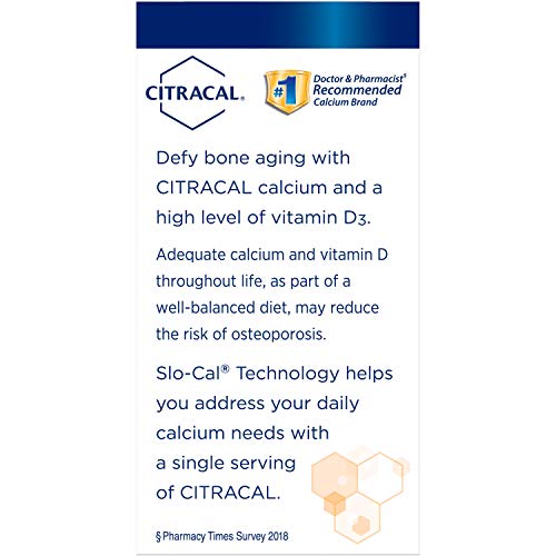 Citracal Slow Release 1200, 1200 mg Calcium Citrate and Calcium Carbonate Ble...