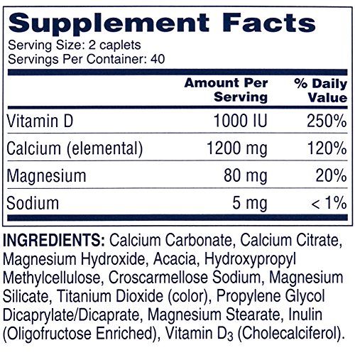 Citracal Slow Release 1200, 1200 mg Calcium Citrate and Calcium Carbonate Ble...