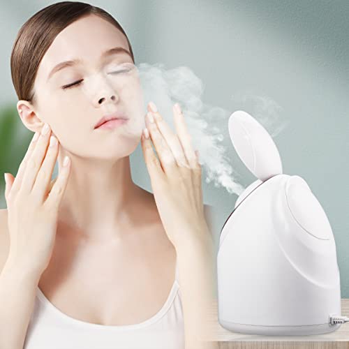 Facial Steamer CkeyiN Nano Ionic Facial Steamer with Adjustable Angle Mist Hu...
