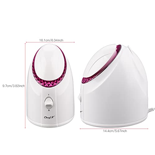 Facial Steamer CkeyiN Nano Ionic Facial Steamer with Adjustable Angle Mist Hu...