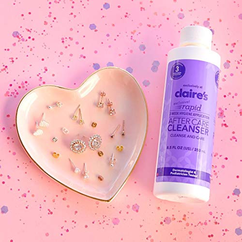 Claire’s Ear Piercing After Care Solution for New Piercings Rapid 3 Week Care...