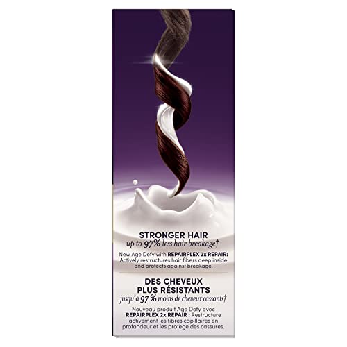 Clairol Age Defy Permanent Hair Dye, 5R Medium Auburn Hair Color, 1 Count
