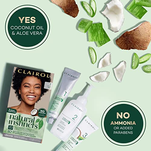 Clairol Natural Instincts Demi-Permanent Hair Dye, 6BZ Light Caramel Brown Ha...