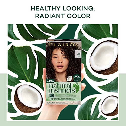 Clairol Natural Instincts Demi-Permanent Hair Dye, 6BZ Light Caramel Brown Ha...