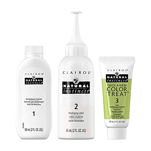 Clairol Natural Instincts Demi-Permanent Hair Dye for Men, M11 Medium Brown H...