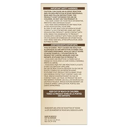 Clairol Nice'n Easy Balayage Permanent Hair Dye, Blondes Hair Color, 1 Count