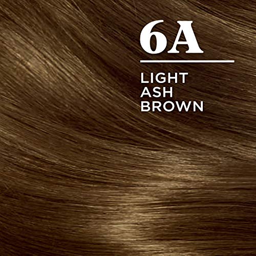 Clairol Nice'N Easy Crème 6A Light Ash Brown (Pack of 3) (Packaging May Vary)