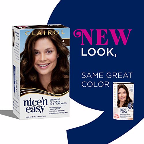 Clairol Nice'N Easy Crème 6A Light Ash Brown (Pack of 3) (Packaging May Vary)