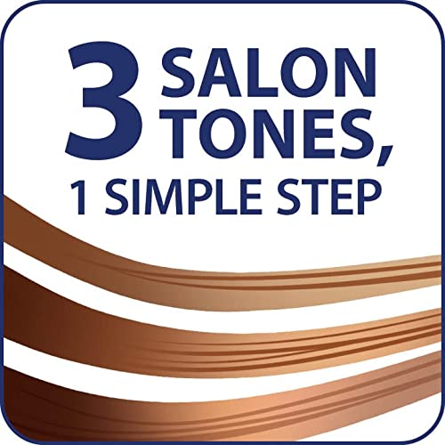 Clairol Nice'n Easy Liquid Permanent Hair Dye, 6 Light Brown Hair Color, 3 Count