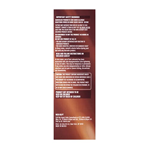 Clairol Nice'n Easy Perfect 10 Permanent Hair Dye, 6R Light Auburn Hair Color...