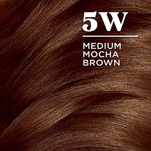 Clairol Nice'n Easy Permanent Hair Color, 5W Medium Mocha Brown, Pack of 1