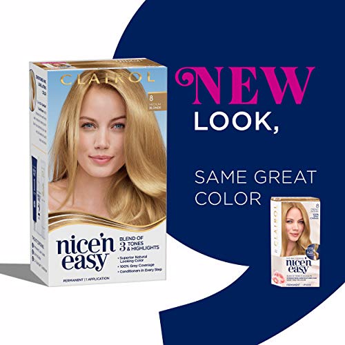 Clairol Nice'n Easy Permanent Hair Color, SB2 Ultra Light Cool Blonde, Pack of 1