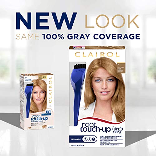 Clairol Root Touch-Up by Nice'n Easy Permanent Hair Dye, 9 Light Blonde Hair ...