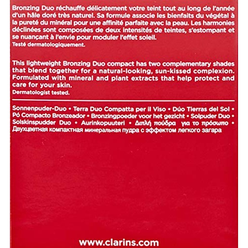 Clarins Bronzing Duo Mineral Powder Compact SPF 15-03 Dark 10g/0.35oz