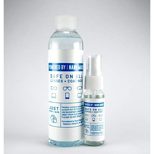 1oz Clarity AR Lens Cleaner Spray & 6oz Refill Bottle, Lens Cleaning Spray, P...