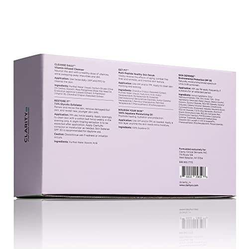 ClarityRx Age Reversal Anti-Aging Skincare Kit | Refresh, Restore & Reverse A...