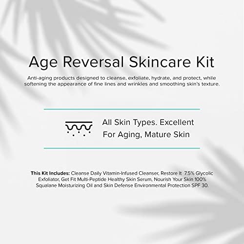 ClarityRx Age Reversal Anti-Aging Skincare Kit | Refresh, Restore & Reverse A...