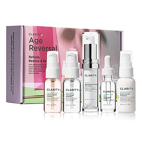 ClarityRx Age Reversal Anti-Aging Skincare Kit | Refresh, Restore & Reverse A...