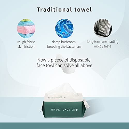 Disposable Face Towel, Cotton Non-woven Facial towel,Face Cleaning Cloth, Mak...