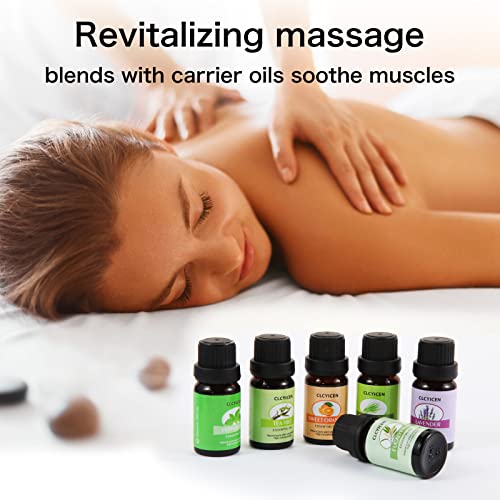 Essential Oil Gift Set,6 pcs Scented Lavender, Eucalyptus, Lemongrass, Orange...