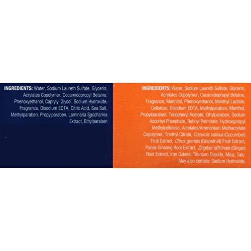 Clean & Clear 2-Pack Day and Night Face Cleanser Citrus Morning Burst Facial ...