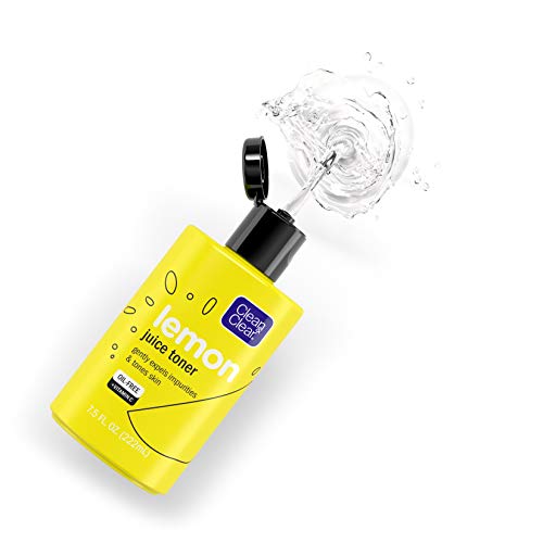 Clean & Clear Brightening Lemon Juice Facial Toner with Vitamin C and Lemon E...