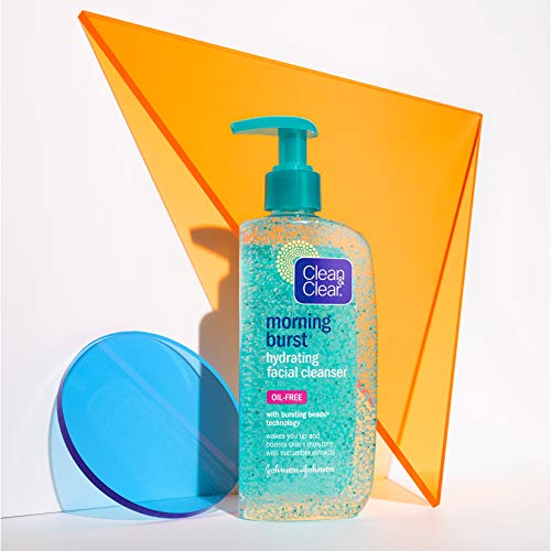 Clean & Clear Morning Burst Oil-Free Hydrating Facial Cleanser with Cucumber ...