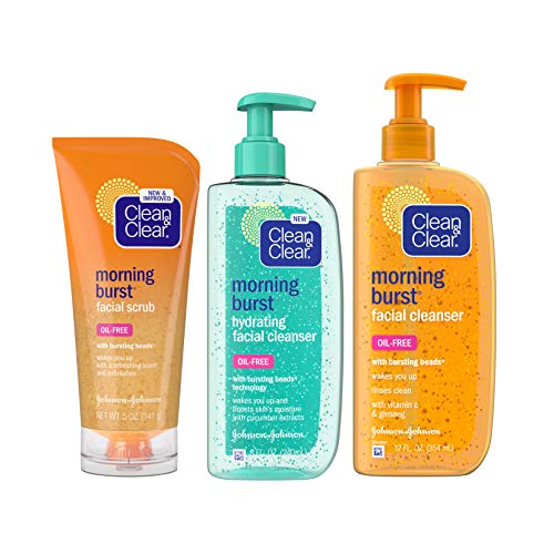 Clean & Clear Morning Burst Oil-Free Hydrating Facial Cleanser with Cucumber ...