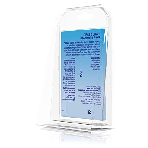 Clean & Clear Oil Absorbing Sheets, 50 Count