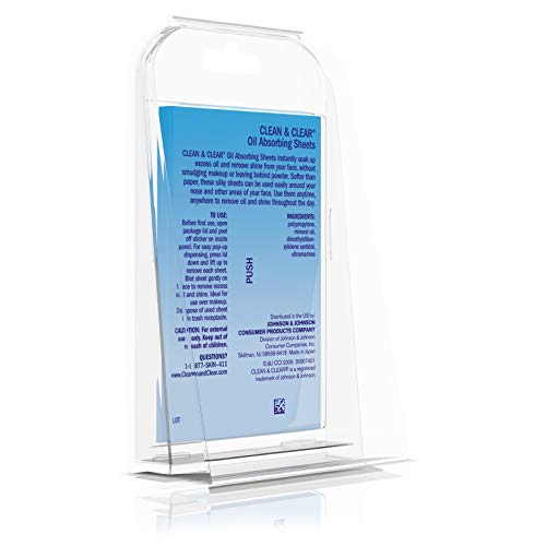 Clean & Clear Oil Absorbing Sheets, 50 Count