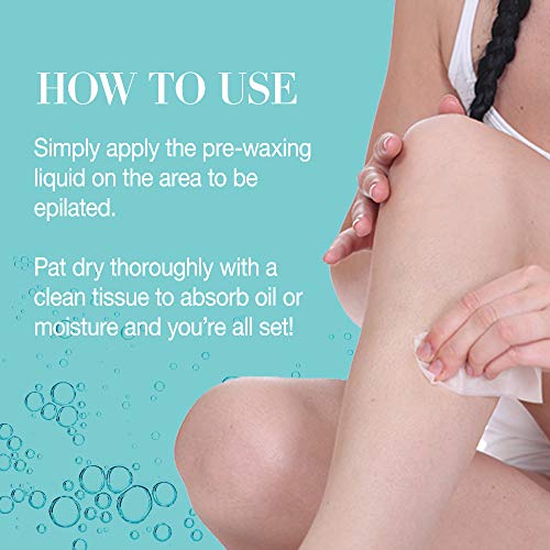 Clean + Easy Cleanse- Pre Wax Cleanser, Removes Any Traces Of Oils and Make-u...