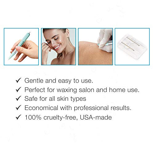 Clean + Easy Non-Laser Electrolysis Replacement Tips for Face & Body, Pack of 2