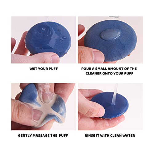 Clean-n-Fresh Plant Based Organic Makeup Brush Cleaner Set For Brushes, Beaut...