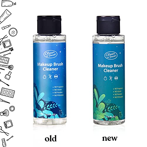 Clean-n-Fresh Plant Based Organic Makeup Brush Cleaner Set For Brushes, Beaut...