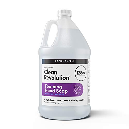 Clean Revolution Foaming Hand Soap Refill Supply Container. Ready to Use Form...